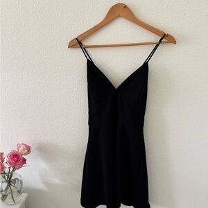 BCBGeneration Black Strappy Dress